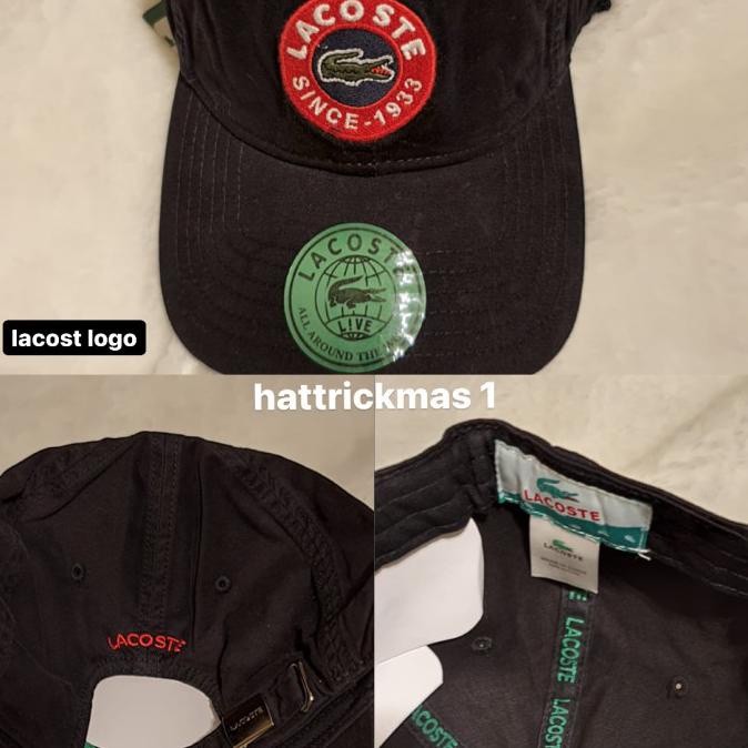 Murah Topi Lacoste Original - Hitam Berkualitas