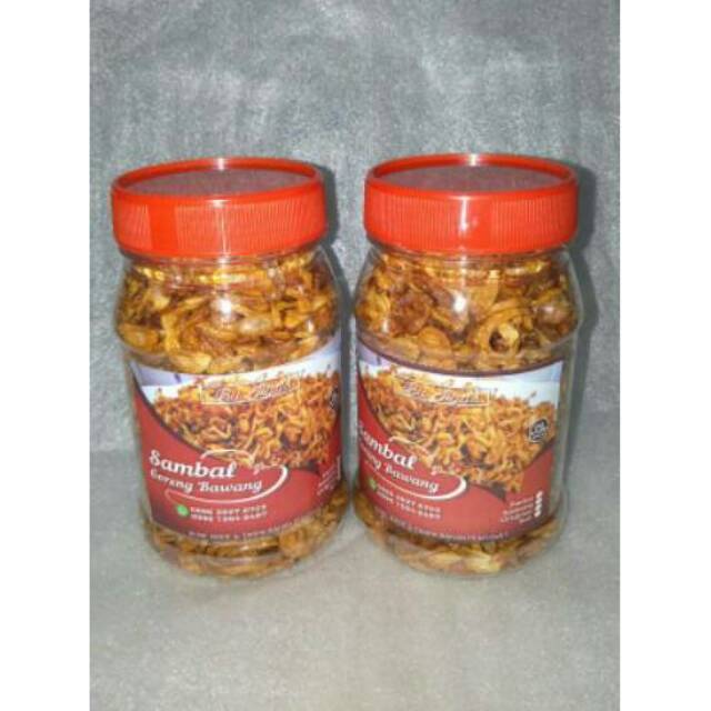 

Sambal Goreng Bawang TERI Toples Sedang, Pedes bisa request