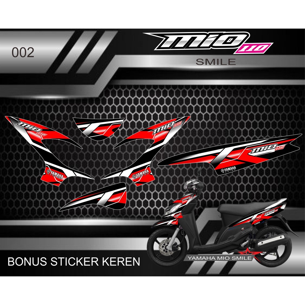 striping mio smile variasi racing
