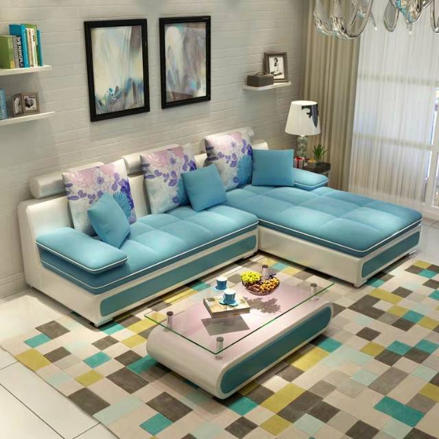 PROMO AKHIR TAHUN  FULL SET sofa minimalis modeen letter L/ L Shape /sofa L Living / sofa tamu 11