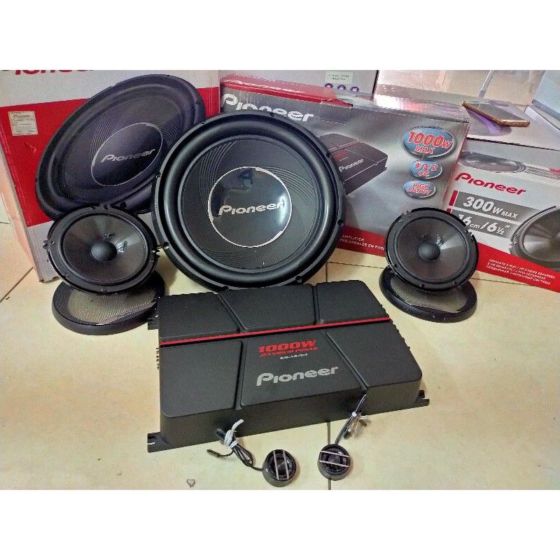 PAKET AUDIO PIONEER Lengkap Bergaransi resmi Audio Mobil