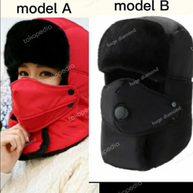 Topi Topi Ushanka / Kupluk Rusia Import Terbaik / Hat Winter