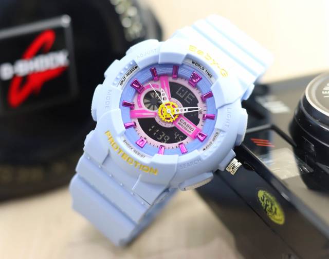 Jam Tangan Wanita Baby-G BA-110 Dual Time