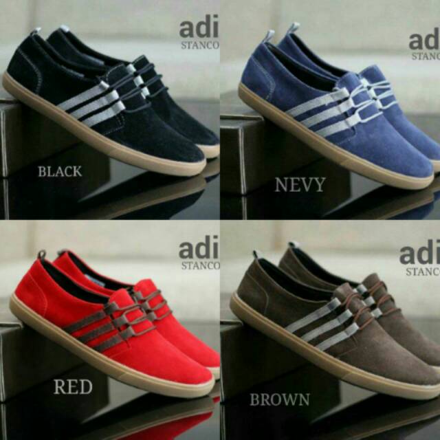 Sepatu pria adidas slop slip on mocasin vans nike kickers