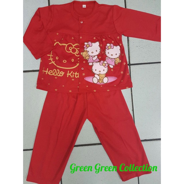 Setelan/ Piyama anak Baby Doll Hello Kitty