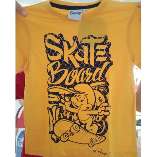 kaos anak II baju anak II SMURF original