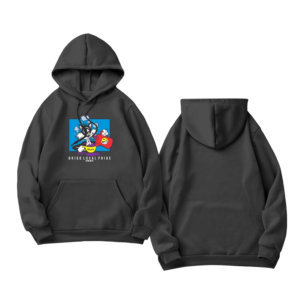 BRIGO Jumper Hoodie Dizzy Cat II Sweater Hoodie BRIGO Sablon DTF Fleece Cotton M-XXL (Pria &amp; Wanita) Free stiker&amp;Gantungan Kunci