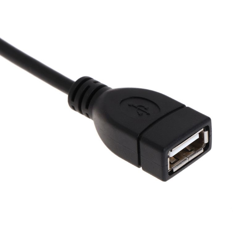 Btsg Kabel Adapter Extension Usb 2.0 Female Tipe A Ke Male Sudut Kanan 90 Derajat Panjang 20cm