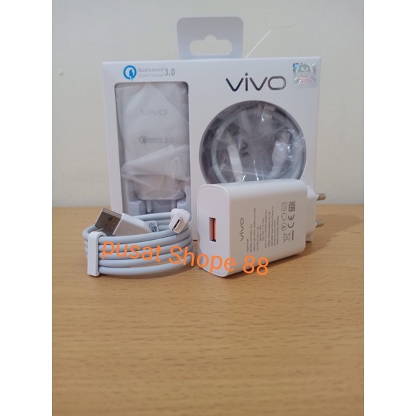 Charger Fast Charging  Vivo Y12 Y12S Y15 Y17 Y71 Y91 Y93 Y95 Fast Charging ORIGINAL 100% Micro USB Support Semua hp Casan Fast Charging Qualcoom 3.0