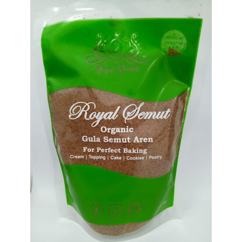 

Gula Semut Aren Royal Semut Organic 250 GR Izin PIRT & Halal Aren Sugar