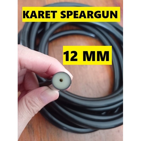 Tali Karet Speargun 12 mm Rubber Band Spearfishing Alat Panah Ikan 1 m