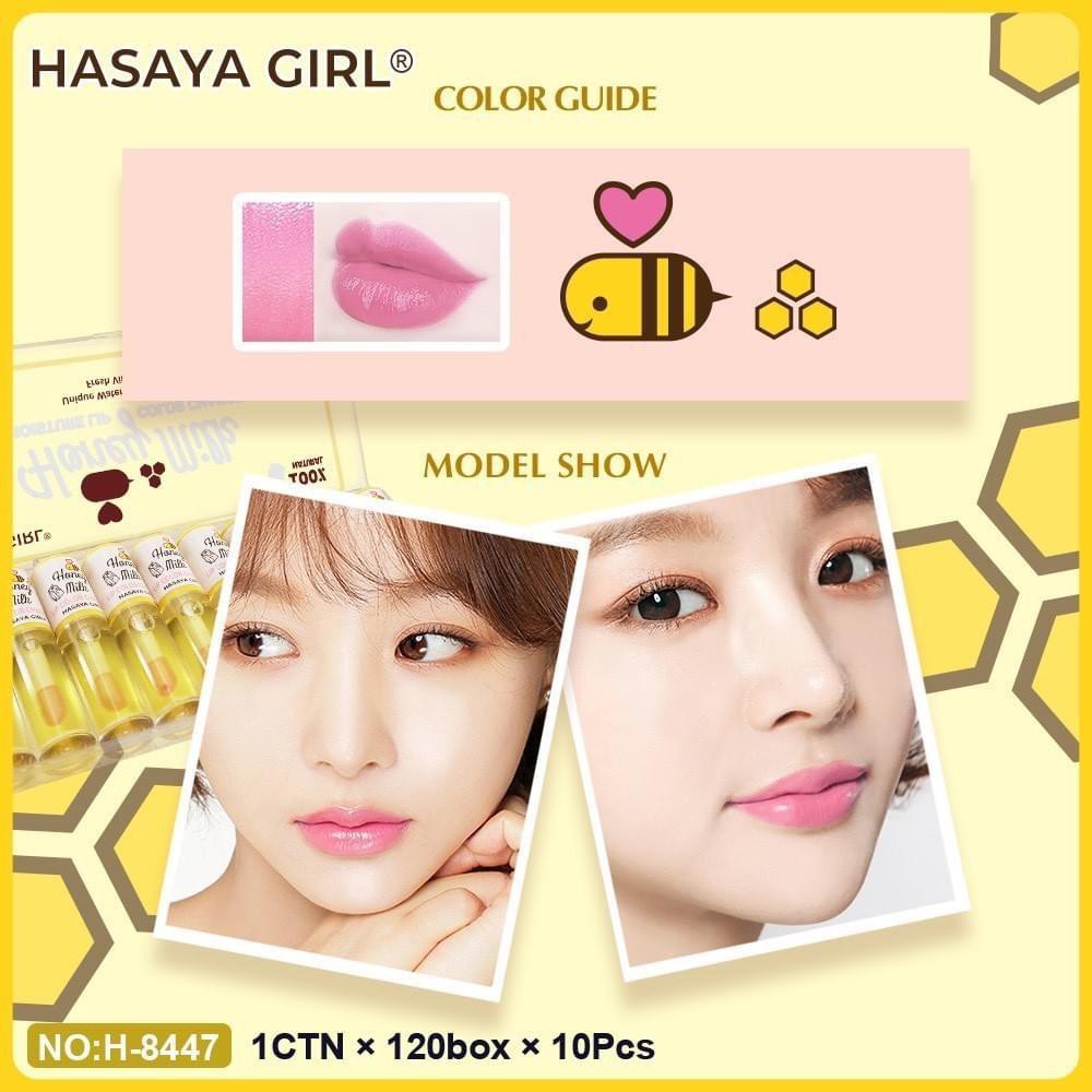 [PACK/10PCS] LIP OIL MAGIC HASAYA GIRL HONEY MILK H8447