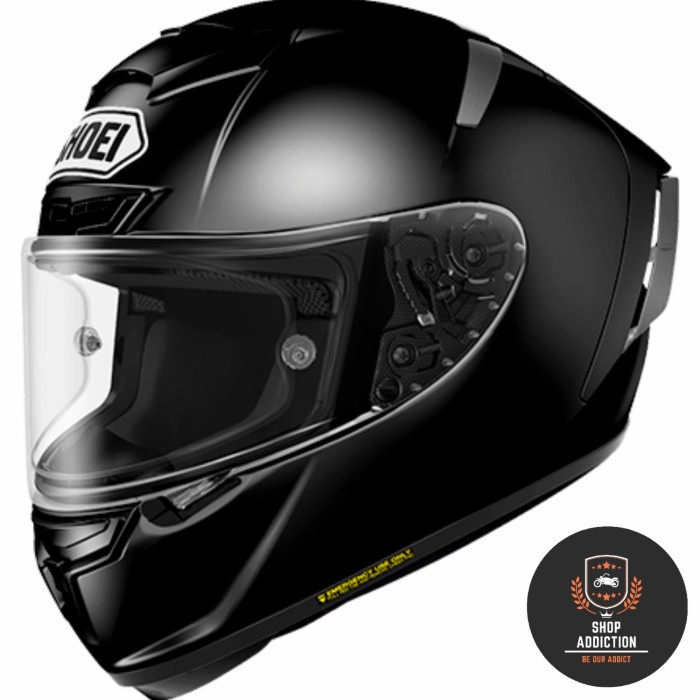 SHOEI X-FOURTEEN GLOSSY BLACK | HELM FULL FACE | ORIGINAL | SNI X-14