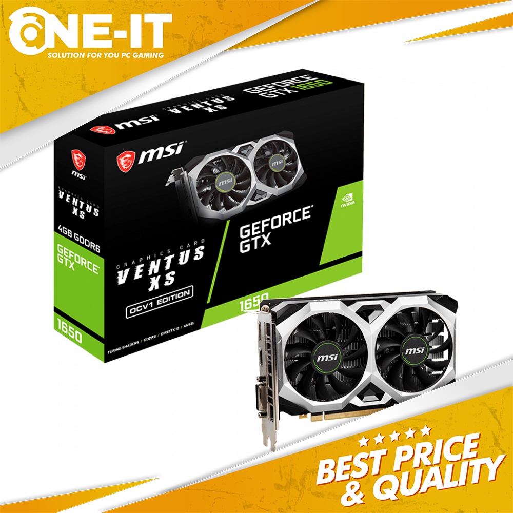 VGA MSI GTX 1650 D6 VENTUS XS OCV1