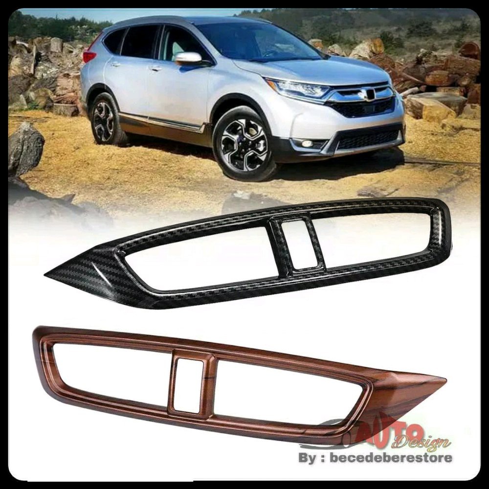 Panel Outlet AC Wood Carbon Honda All New CRV - Turbo