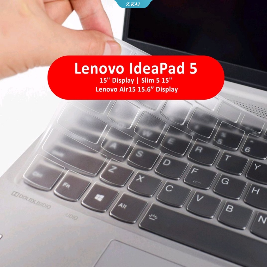 Film Pelindung Keyboard Laptop Lenovo Ideapad 5 Slim 5 Air15 15.6 Inch Bahan Silikon Tahan Air Tahan Debu