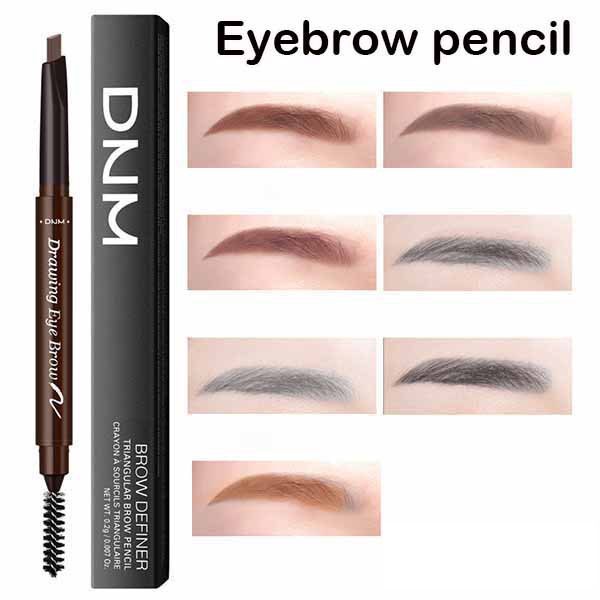 DNM 2 In 1 Brow Definer Pencil Drawing Eyebrow / Pensil Alis Putar Otomatis Eyebrow Waterproof / TS-7