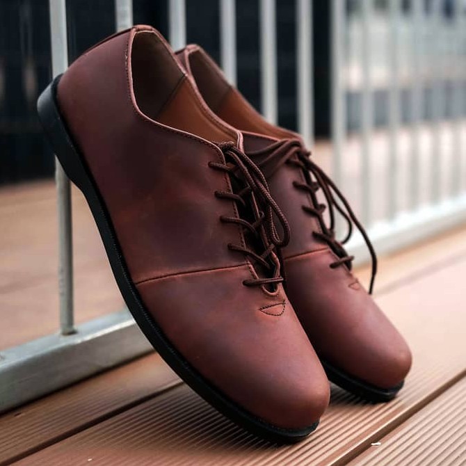 ARMAN |MNM x Zapato| KULIT ASLI PREMIUM Sepatu Pantofel Pria Vintage