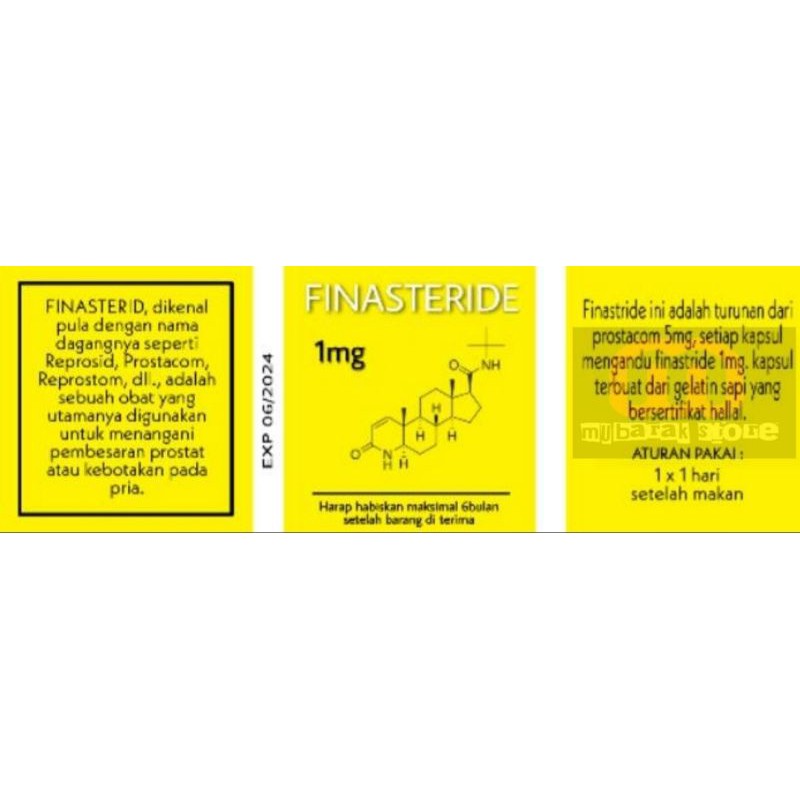 FINASTERIDE 1MG ( Penumbuh Rambut Turunan Prostacom )
