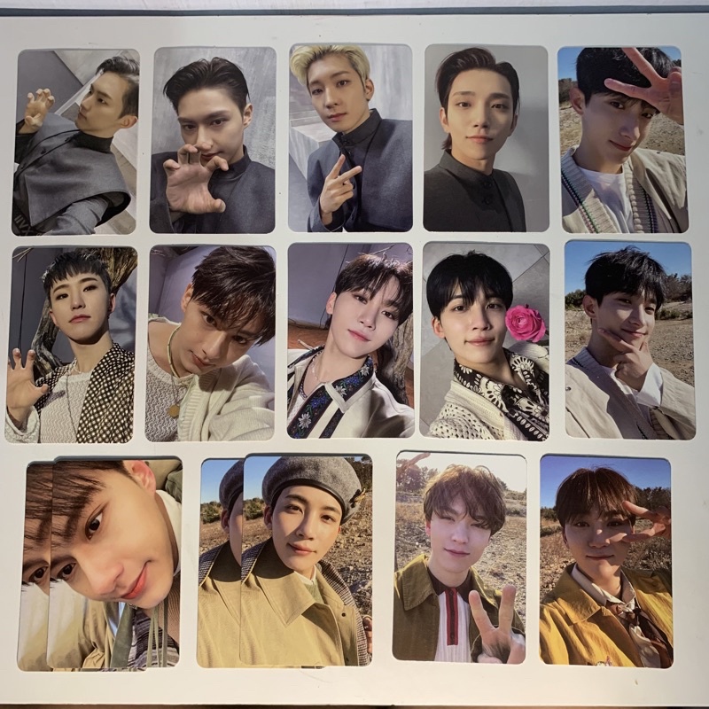 SEVENTEEN FACE THE SUN PHOTOCARD JEONGHAN JOSHUA WONWOO JUN HOSHI DK VERNON SEUNGKWAN CONTROL RAY PA