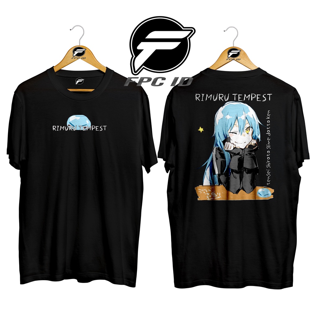 Kaos Anime Rimuru Tempest Tensei Shitara Slime Datta Ken Cotton Combed 30s Premium