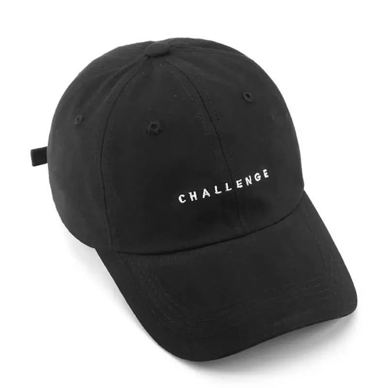 Topi Baseball Bordir Gaya Korea Pria Wanita Reclusive Challenge