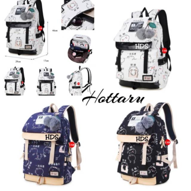 TAS RANSEL WANITA hottaruu gesper / BACKPACK WANITA JAPANIS / RANSEL SEKOLAH KULIAH