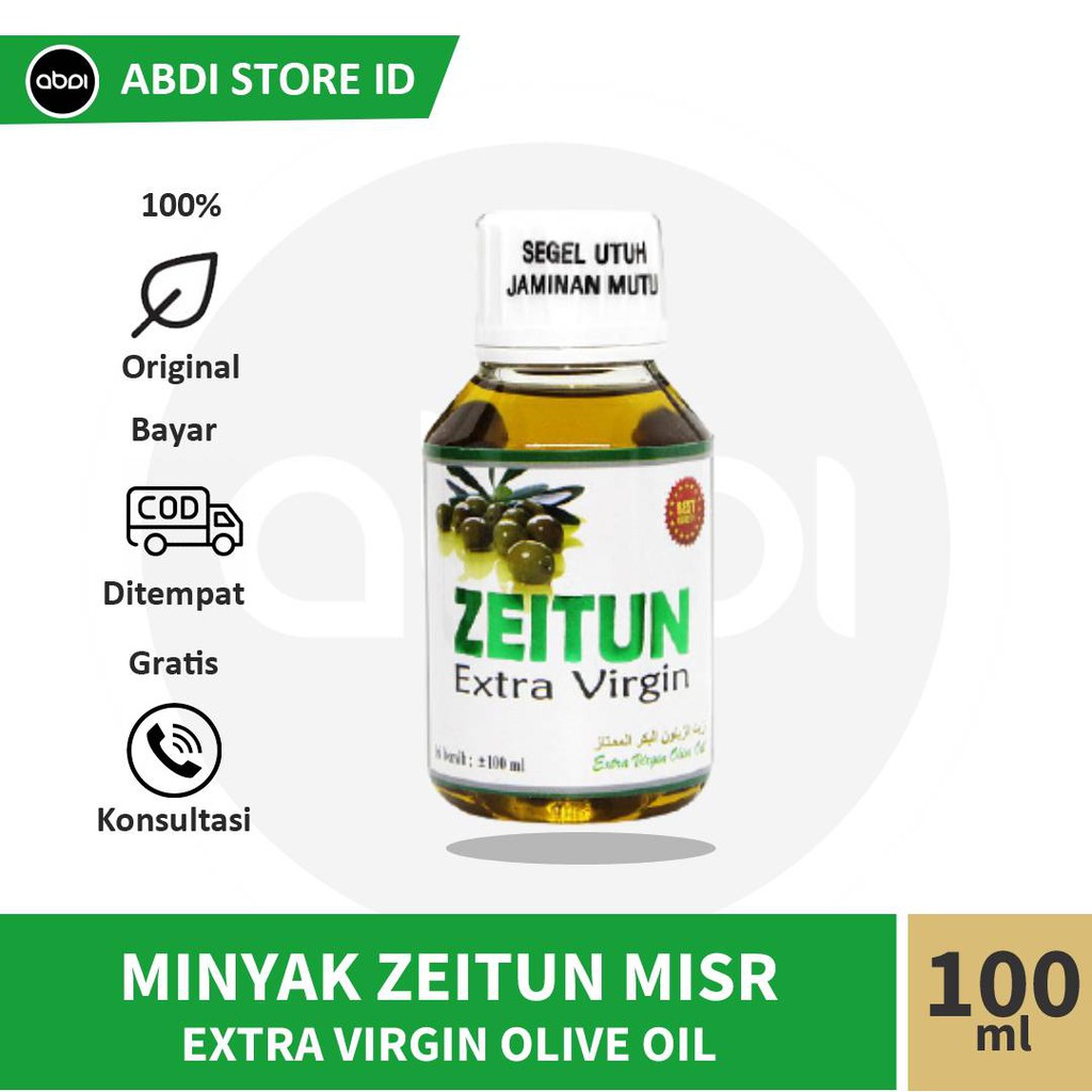 

Minyak Zaitun Asli Murni Ekstra Virgin Olive Oil Zeitun MISR 100 ml