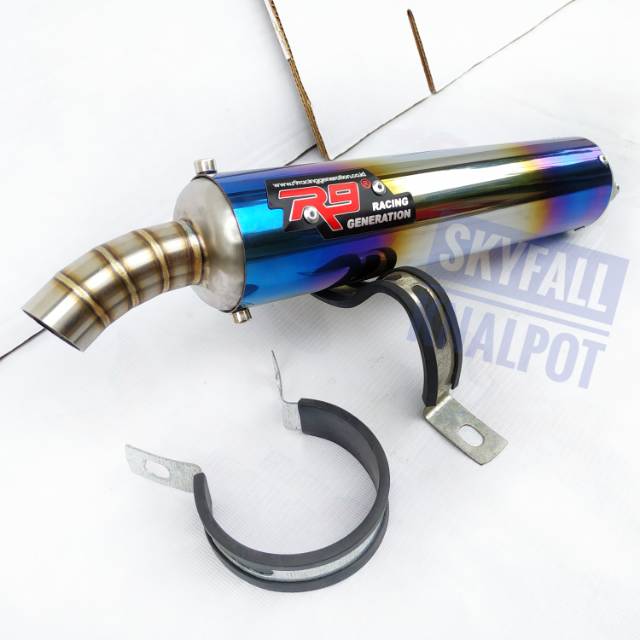 Silencer Knalpot Racing R9 NINJA R RR SS Stainlees