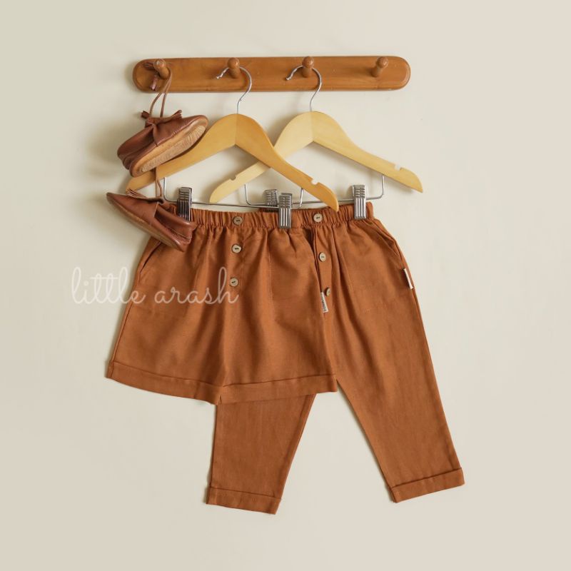 Domikado | Ayden Baggy Pants | Celana panjang anak bahan linen