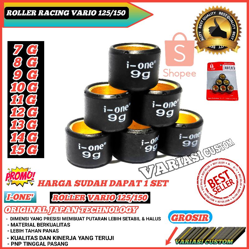 Roller Roler vario 150 Vario 125 PCX ADV Genio Beat Deluxe Scoopy 2021 8 9 10 11 12 13 Gram Gr Racing I One Original