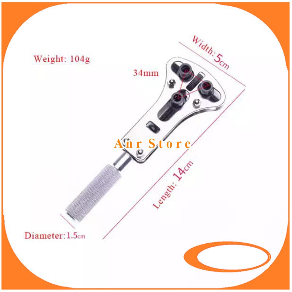 Pembuka Tutup Jam Tangan 3 Prong Case Opener Jam Tangan 3 Sisi