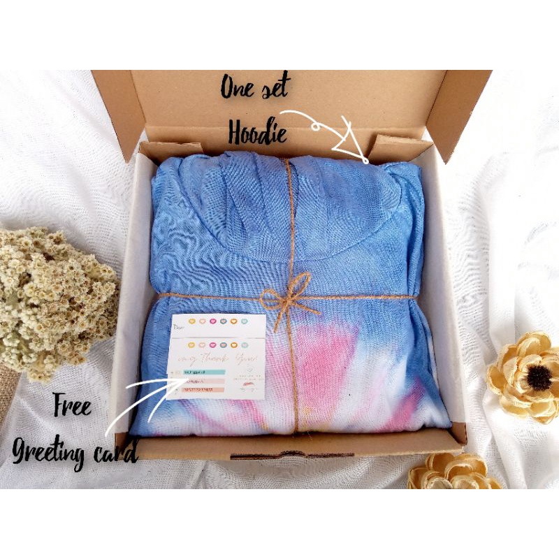 

one set hoodie / kado temen cewek