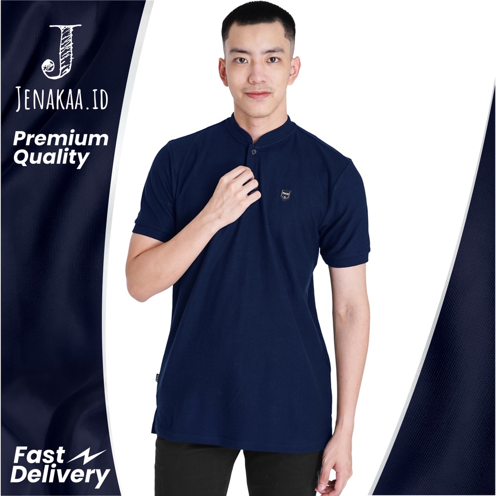 Baju Kaos Kerah Polo Shirt Polos Sanghai Pria Cowok Dewasa Original Katun Premium M sd XXL