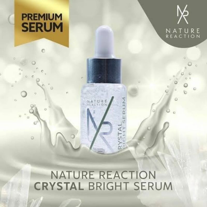 Serum NR Nature // Reaction Crystal Bright Serum 20ml Original 100%