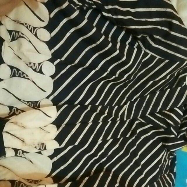 Atasan Batik Solo Wanita Kartini Line Soft Warna Blue  Red Dan Black Catton Cap