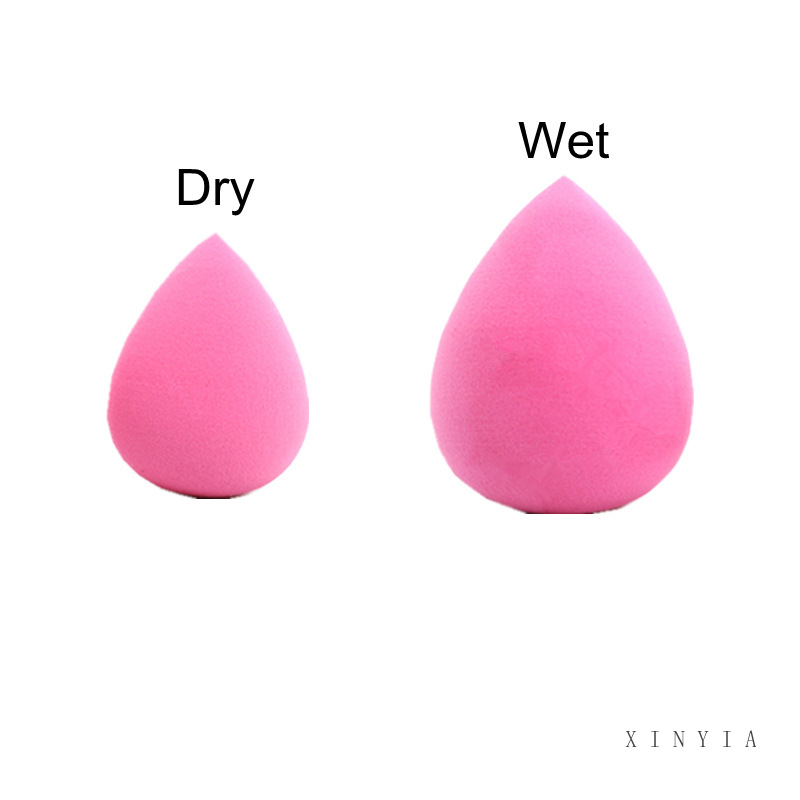 Spons Puff Makeup/Kosmetik Bentuk Water Drop Bahan Lembut Untuk Foundation/Bedak Wanita