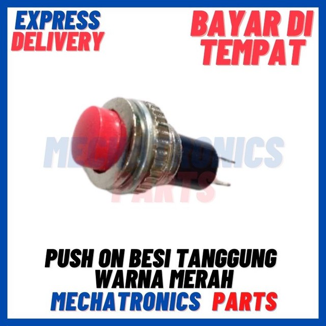 2PCS [SWI-9056] PUSH ON BESI TANGGUNG MERAH