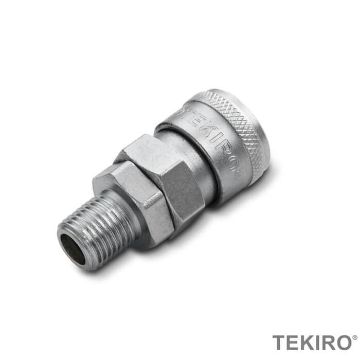 Quick Coupler Two Touch Tekiro SM20 Drat 1/4&quot; - Sambungan Kompresor