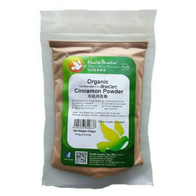 

Murah! Health Paradise Organic Cinnamon Powder
