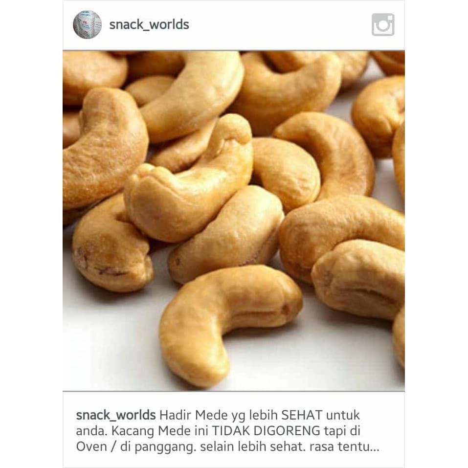 

1Kg Mede Panggang ( Oven ) Roasted cashew grosir murah - Asin Bawang