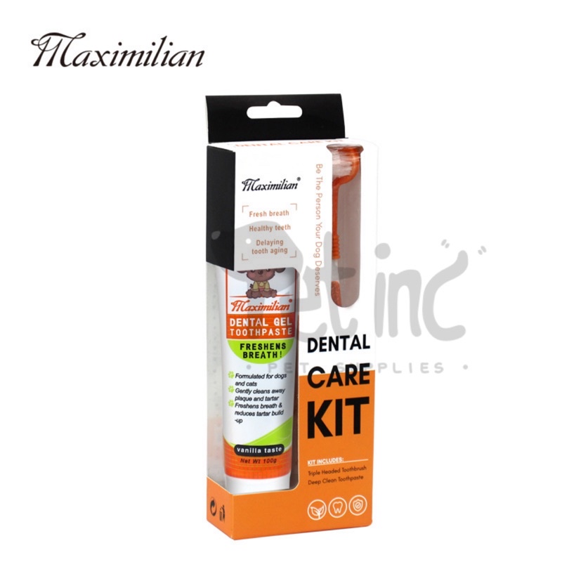 Maxmillian dog dental care kit