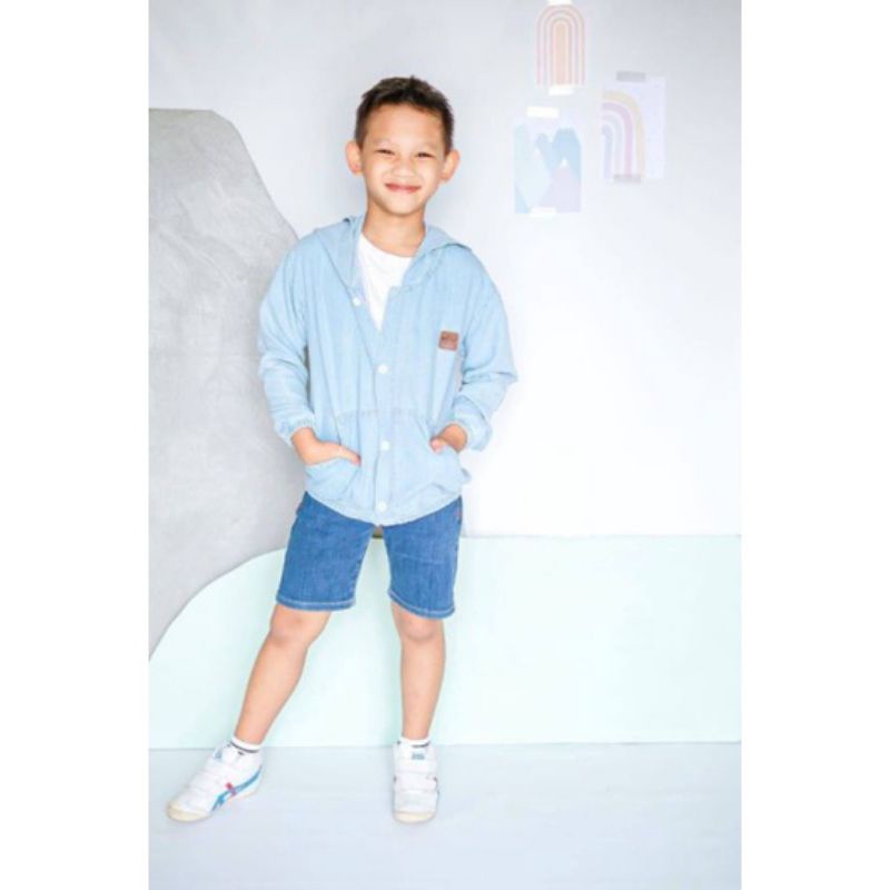 Afsheenastore Jaket  Anak Jeans Mostkids Hoodie