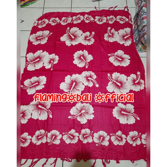 Kain pantai bali pilih motif tebal kain bali motif bunga jepun