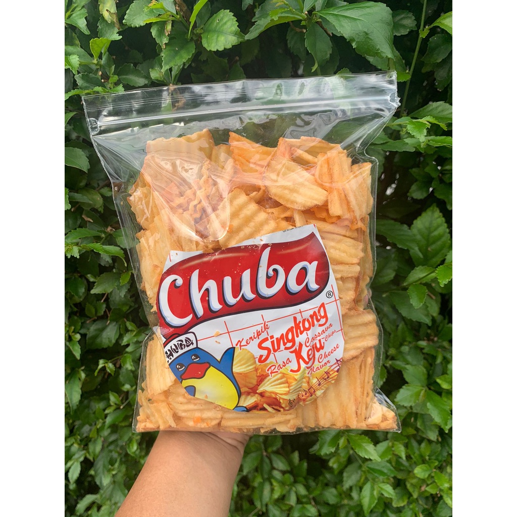 Keripik Singkong Chuba/Jajanan Jadul Chuba/Chuba Singkong Balado/Chuba Keju/Chuba Balado