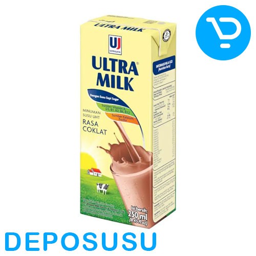 

SUSU UHT ULTRAMILK ULTRA MILK 250ml