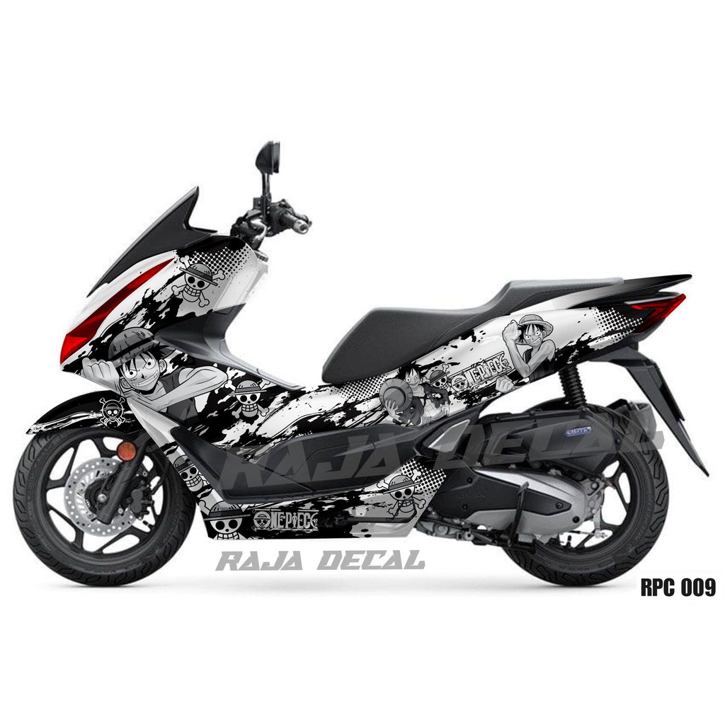Decal Stiker Honda PCX 160 New Disain Custom One Piece Kode RPC 009