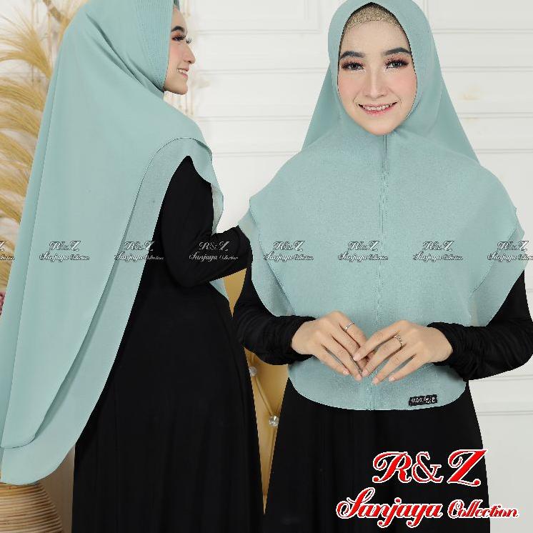 NGB.11Au22d– KHIMAR CERUTY 2 LAYER SABRINA JUMBO/HIJAB KHIMAR OVAL STANDAR/KERUDUNG KHIMAR INSTAN 2 