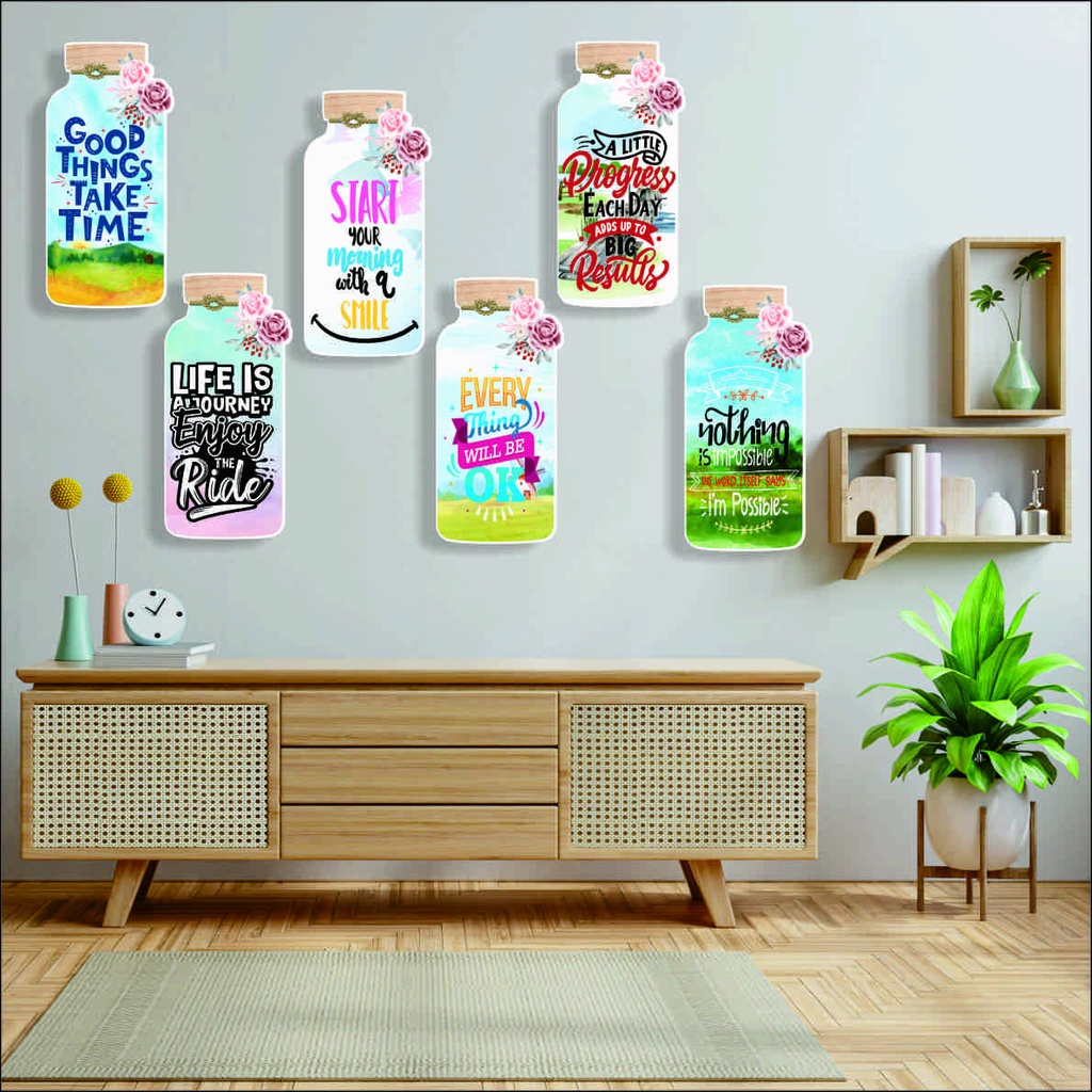 Hiasan Dinding Ukir Gantung Tali Rami Bentuk Toples/hiasan Dinding Dekorasi Dinding Kamar/wall Decor Hiasan Dinding