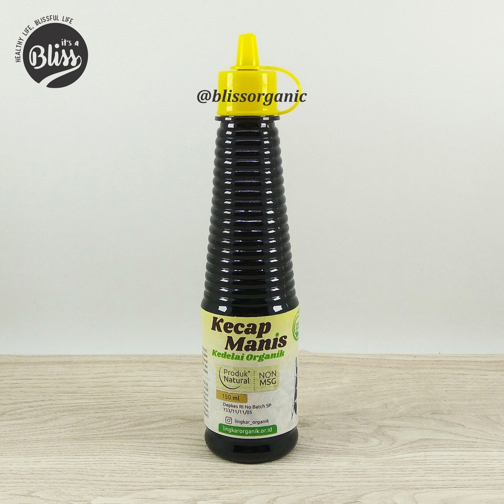 

Kecap Manis Kedelai Organik Non-MSG (150 ml)